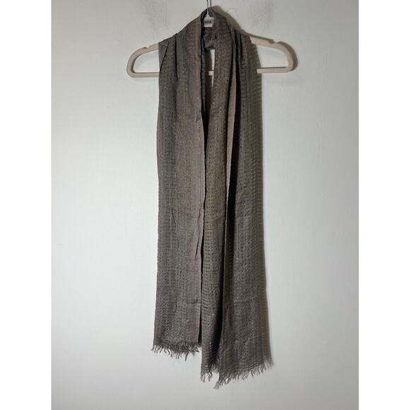 Grey and Gold Scarf - Picture 1 of 3